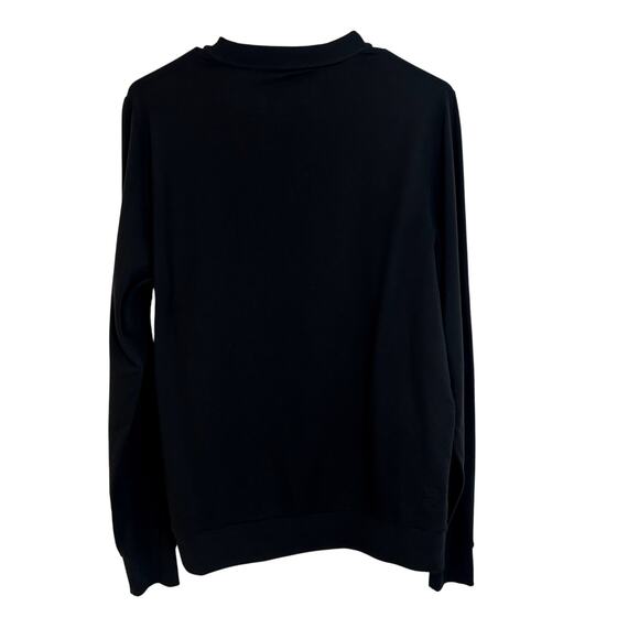 Vuori Ponto Performance Crew Sweater Mens Size Medium Black White - Picture 5 of 5